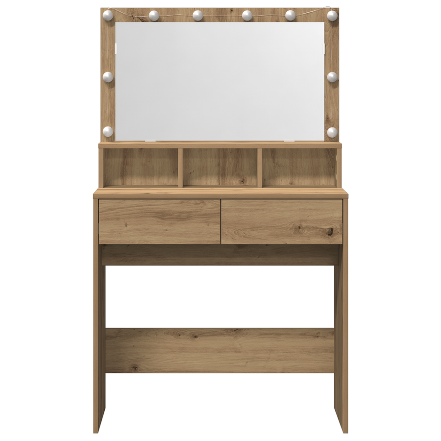 Plafondtafel artisanaal eikenkleurig Spaanplaat