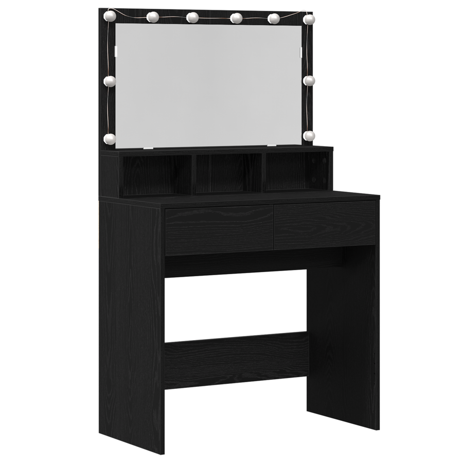Plafondtafel Zwart eiken Spaanplaat