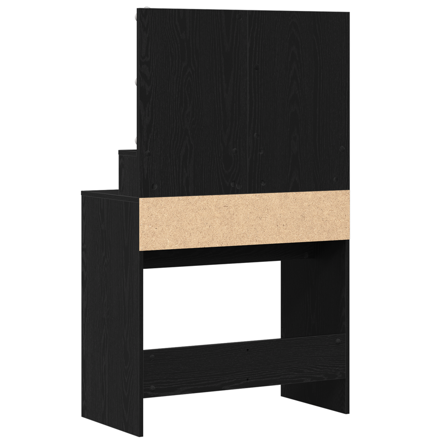 Plafondtafel Zwart eiken Spaanplaat
