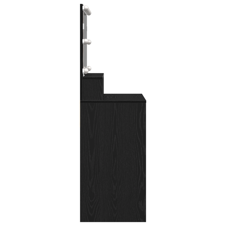 Plafondtafel Zwart eiken Spaanplaat