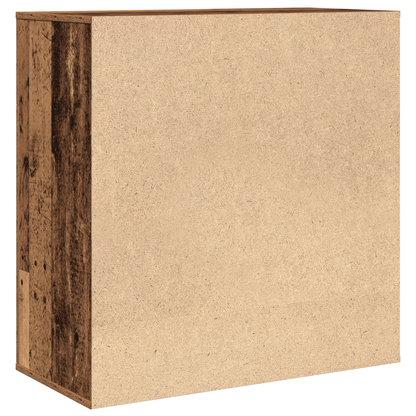 Dressoir met lade met plank met opslag met de deur Oud hout 79 x 38 x 80 cm Bewerkt hout