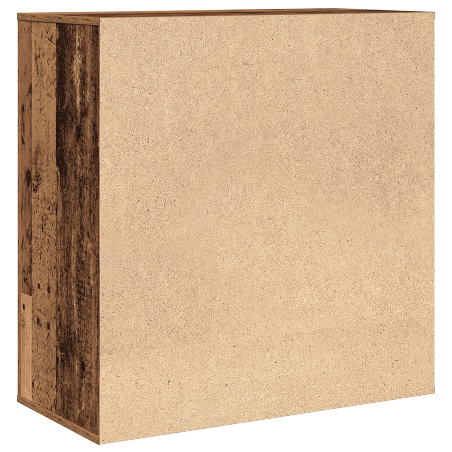 Dressoir met lade met plank met opslag met de deur Oud hout 79 x 38 x 80 cm Bewerkt hout