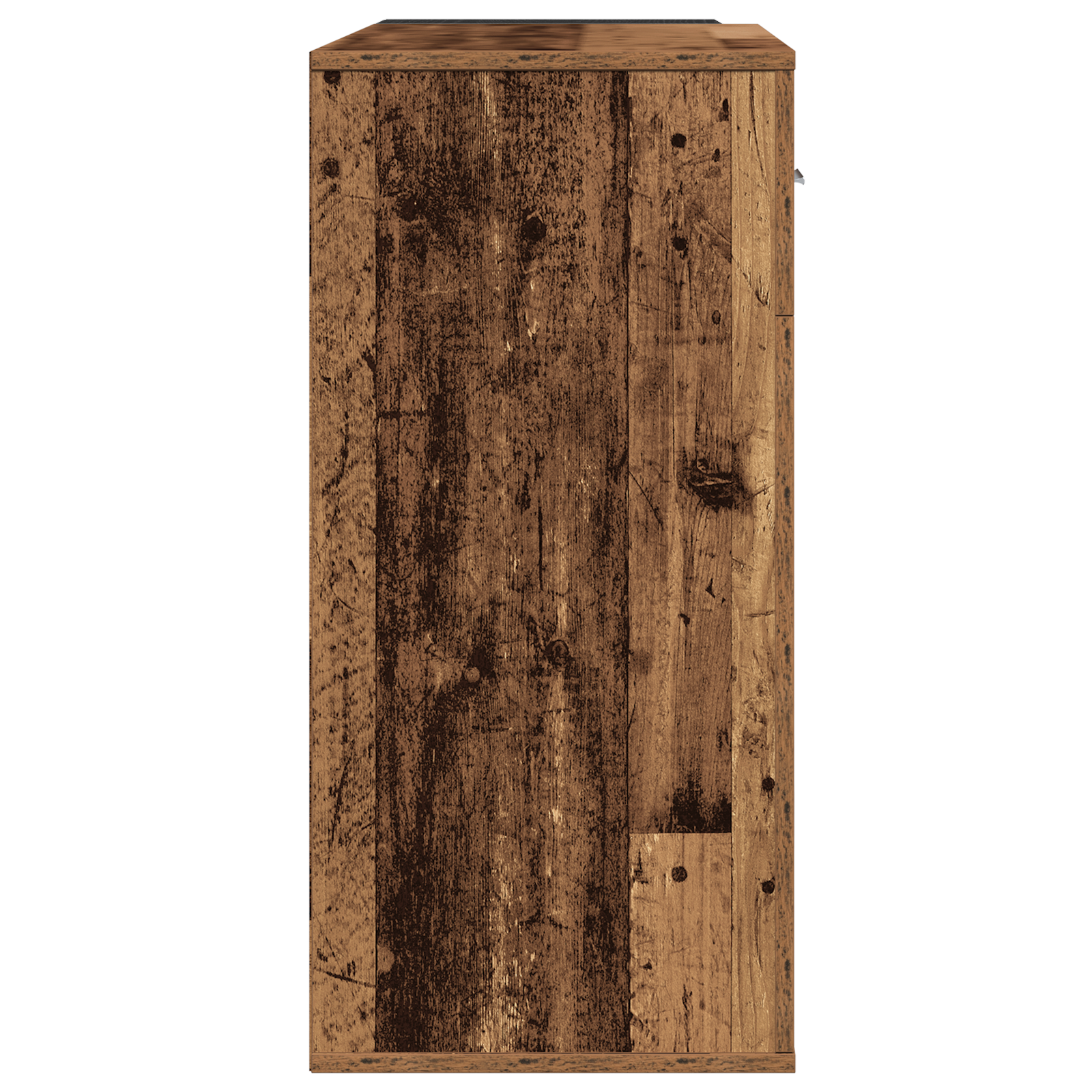 Dressoir met lade met plank met opslag met de deur Oud hout 79 x 38 x 80 cm Bewerkt hout