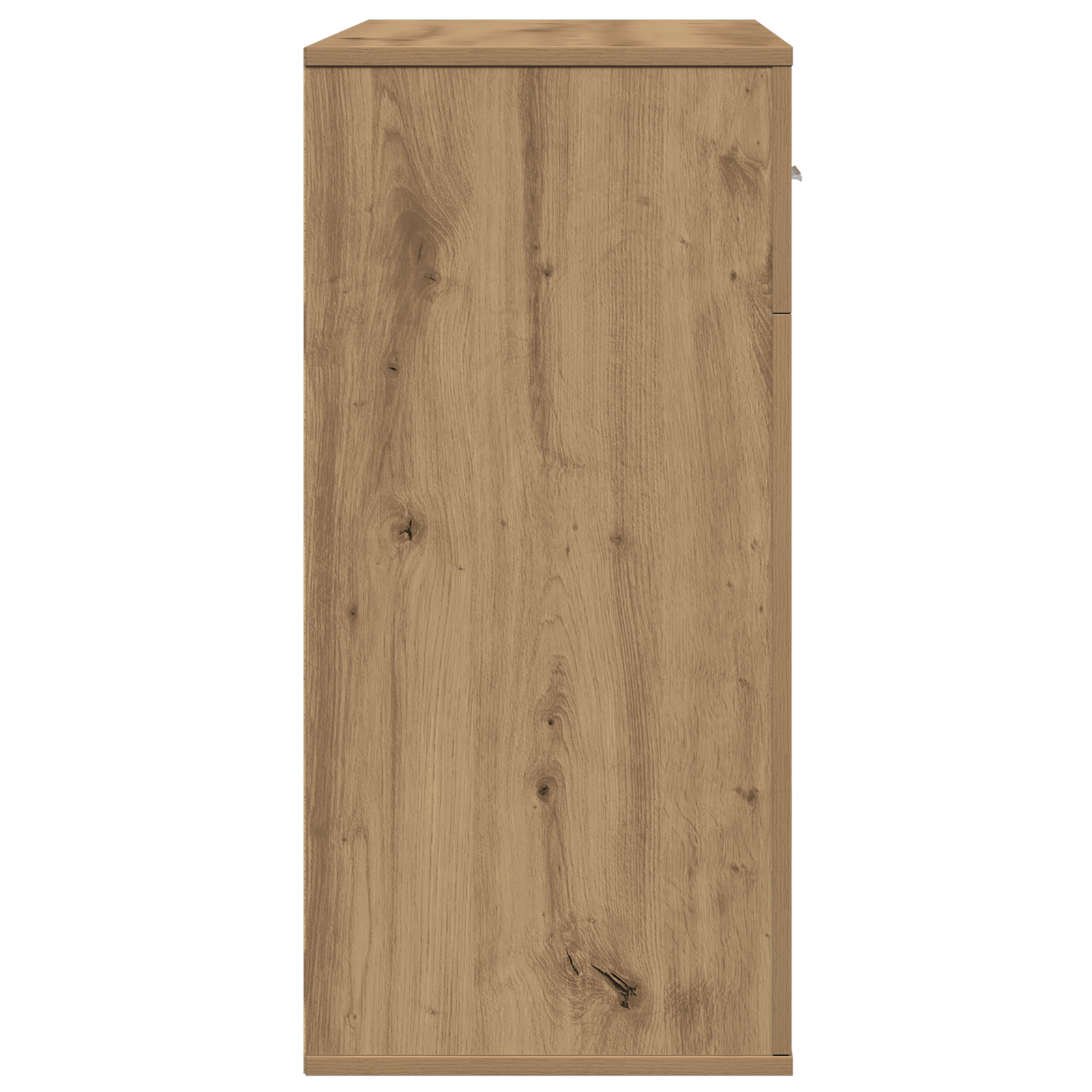 Dressoir artisanaal eikenkleurig 79 x 38 x 80 cm Bewerkt hout