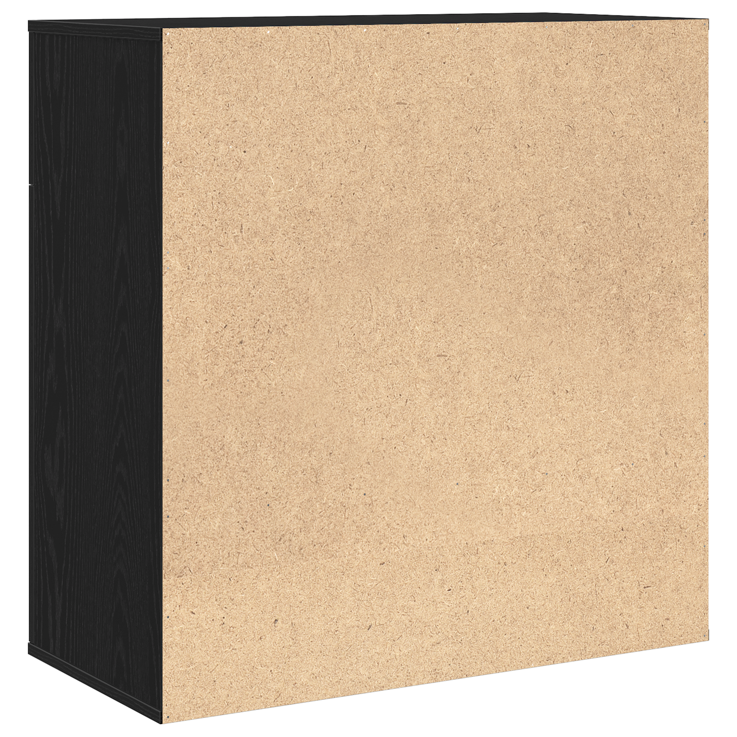 Dressoir met lade met plank met opslag met de deur Zwart eiken 79 x 38 x 80 cm Bewerkt hout