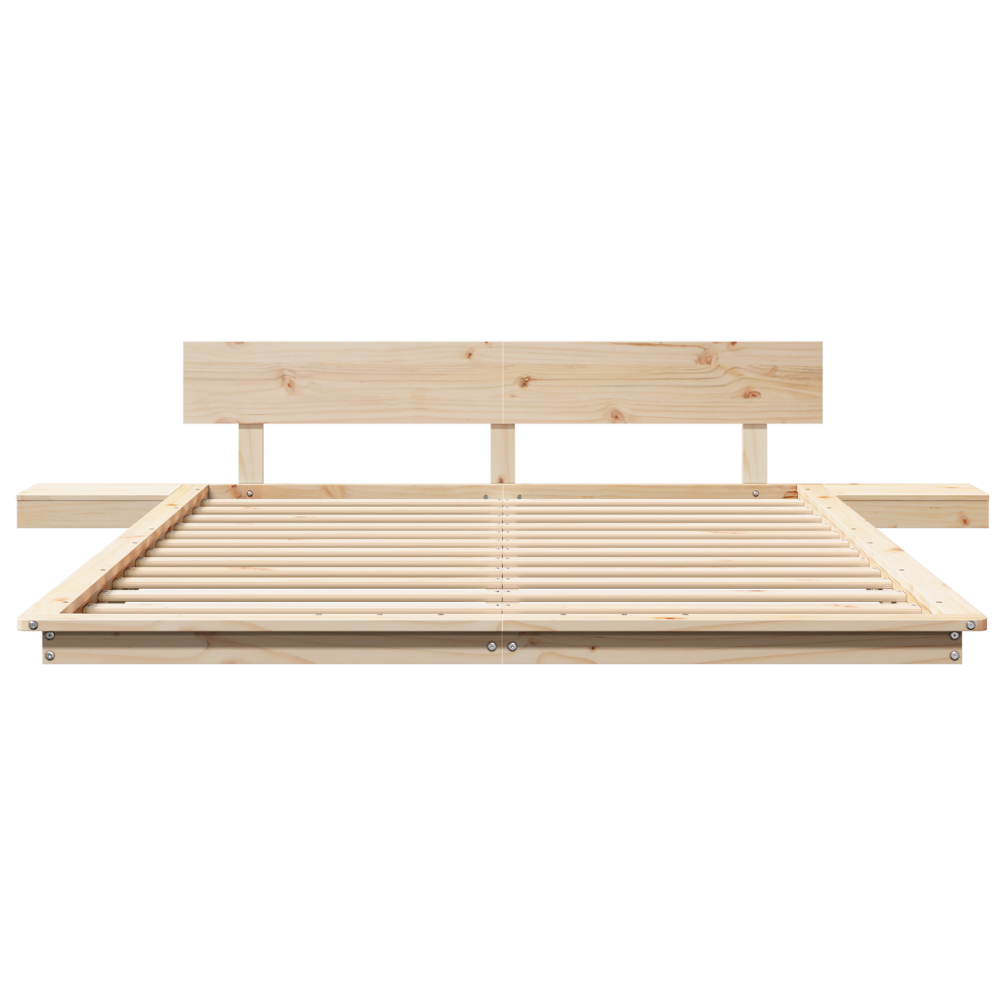 Bedframe met Bureau 160x200 cm van Massief Hout