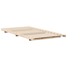 Bedframe Bruin 100 x 200 cm Massief grenenhout