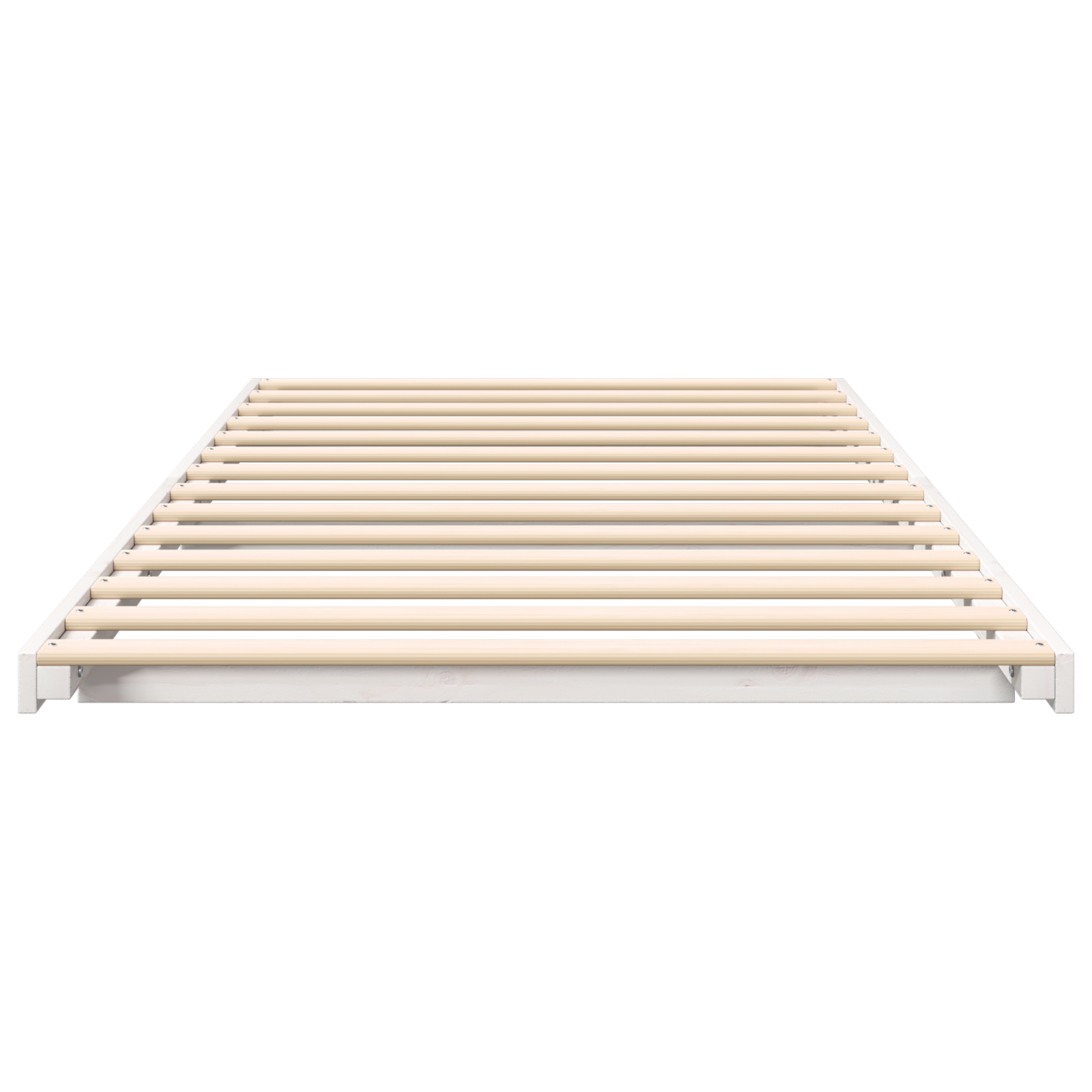 Bedframe Wit 100 x 200 cm Massief grenenhout