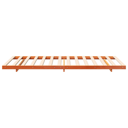 Bedframe Wasbruin 100 x 200 cm Massief grenenhout