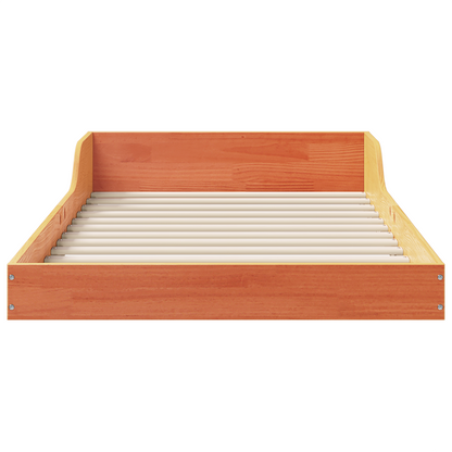 Bedframe Wasbruin 75 x 190 cm Massief grenenhout