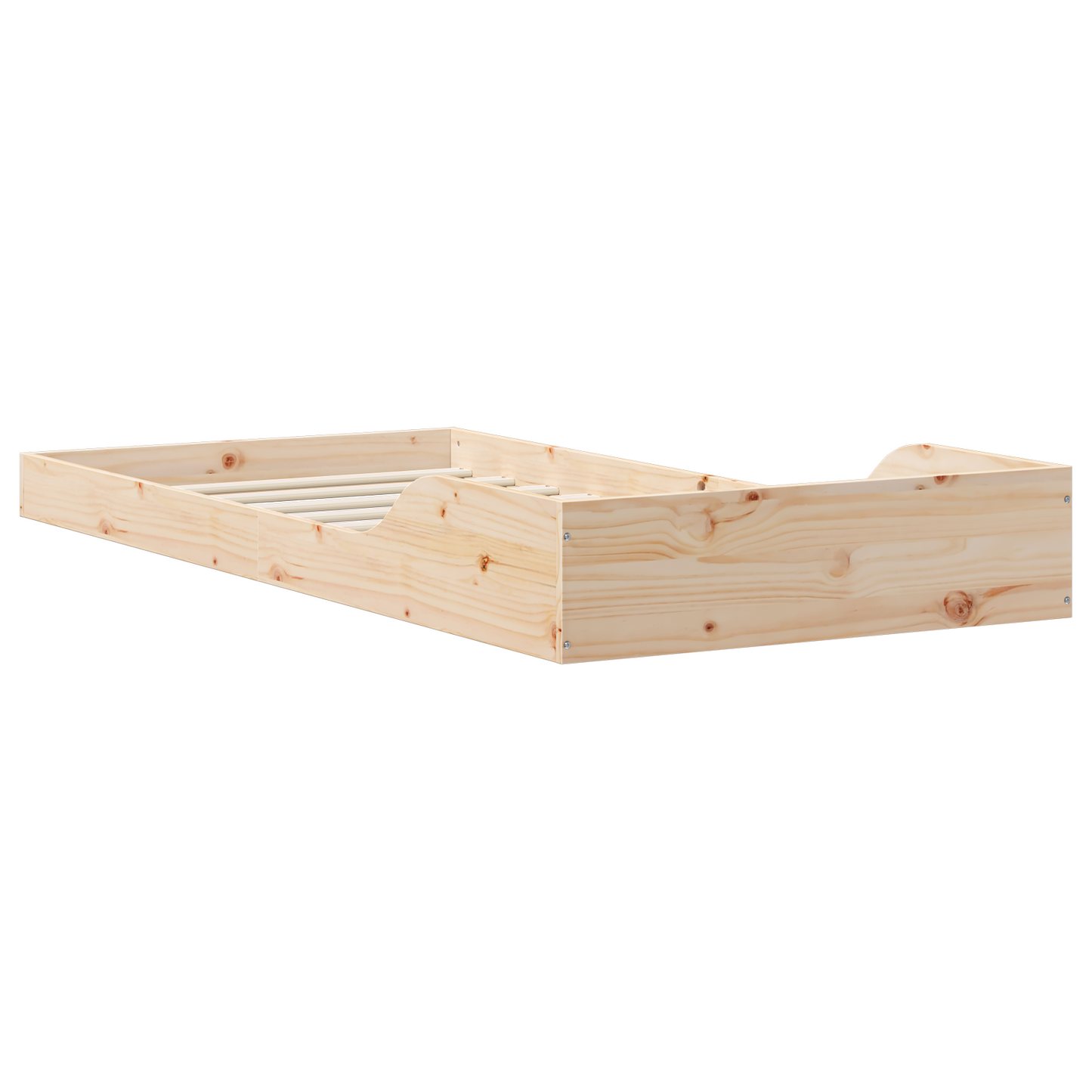 Bedframe Bruin 80 x 210 cm Massief grenenhout