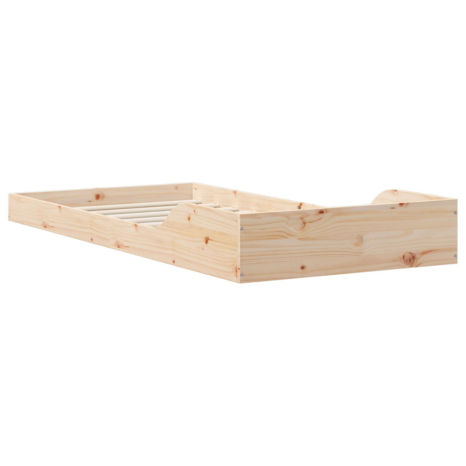 Bedframe Bruin 80 x 210 cm Massief grenenhout