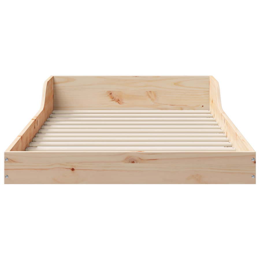 Bedframe Bruin 80 x 210 cm Massief grenenhout