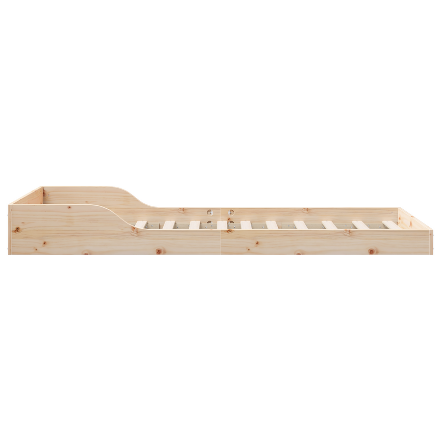 Bedframe Bruin 80 x 210 cm Massief grenenhout