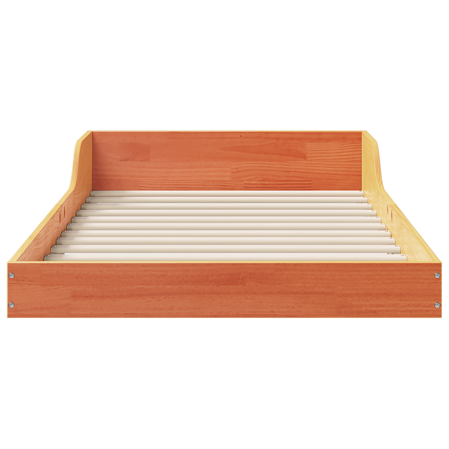 Bedframe Wasbruin 100 x 220 cm Massief grenenhout
