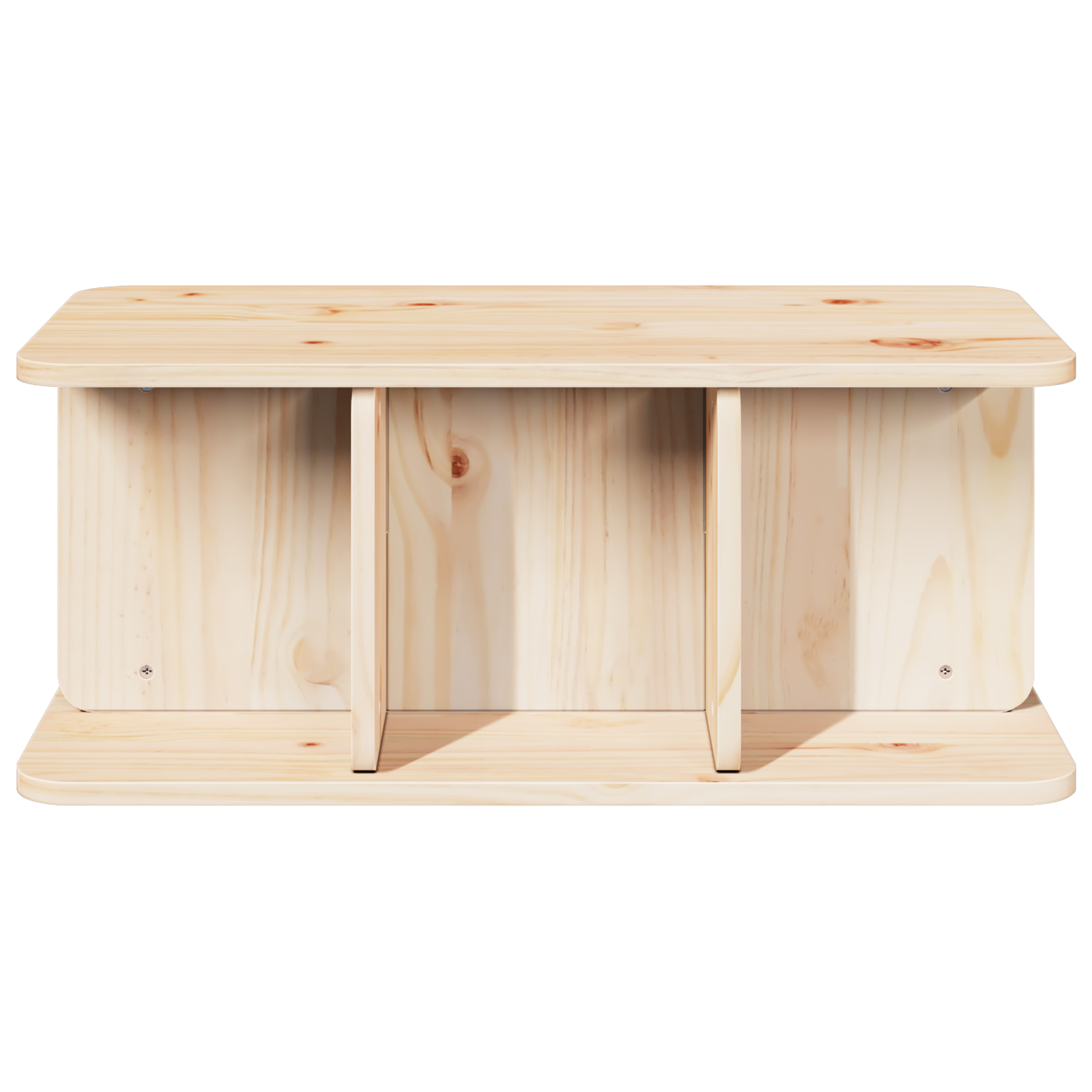 Salontafel Natuurlijk 80 x 39.5 x 33.5 cm Massief grenenhout