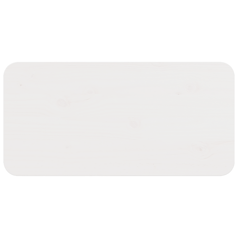 Salontafel Wit 80 x 39.5 x 33.5 cm Massief grenenhout