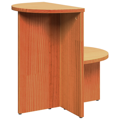 Bijzettafel Wasbruin 50 x 40 x 50 cm Massief grenenhout