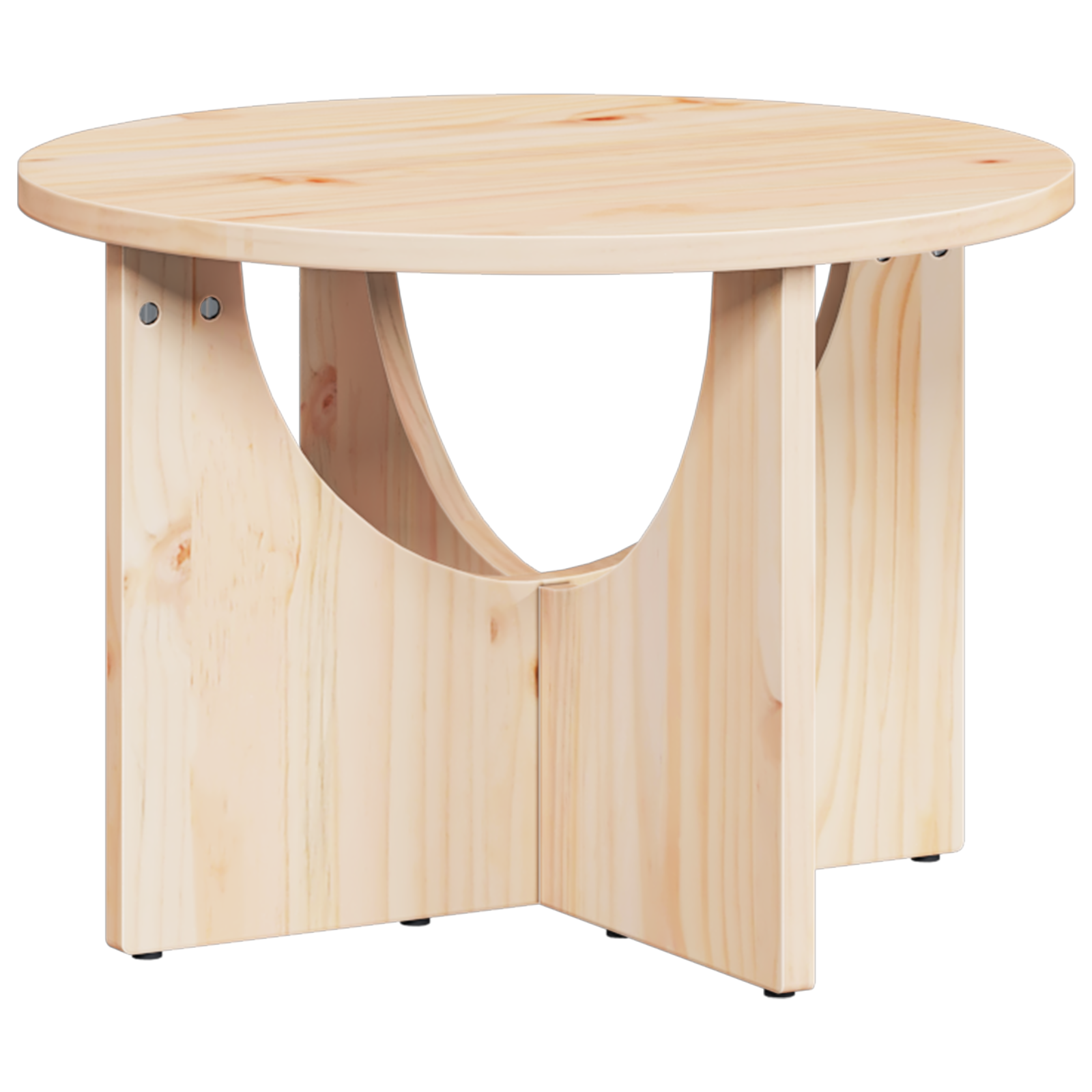 Salontafel Natuurlijk 50 x 50 x 35 cm Massief grenenhout