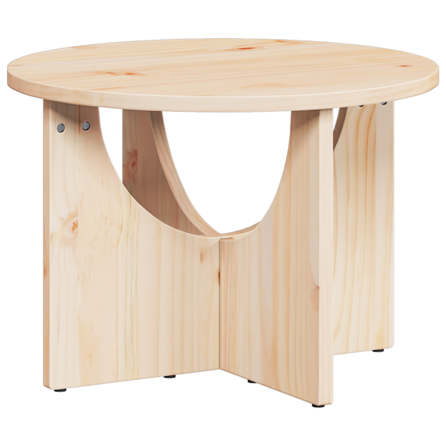 Salontafel Natuurlijk 50 x 50 x 35 cm Massief grenenhout