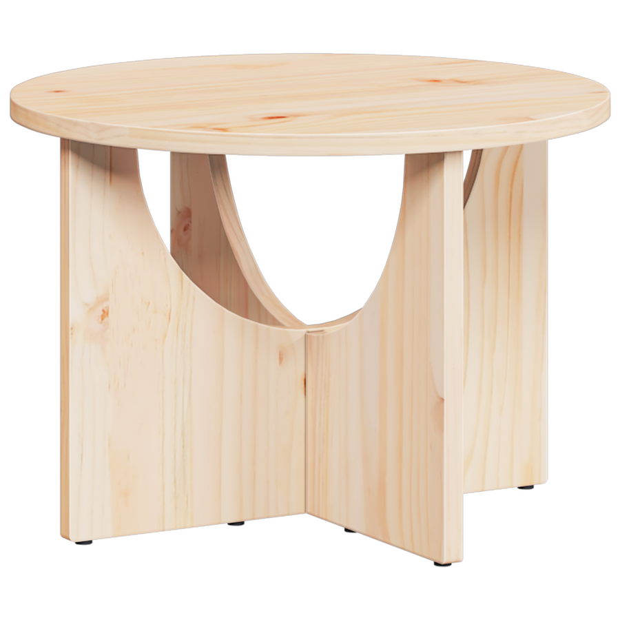 Salontafel Natuurlijk 50 x 50 x 35 cm Massief grenenhout