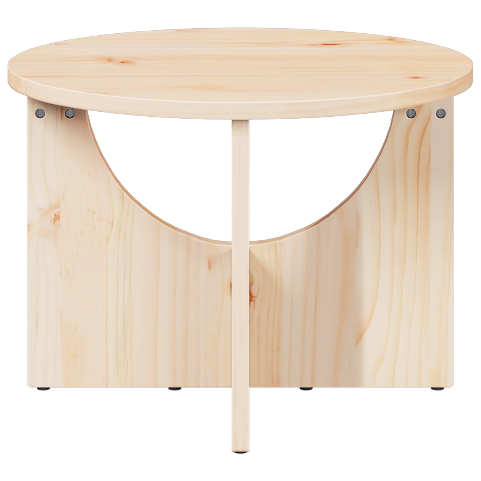 Salontafel Natuurlijk 50 x 50 x 35 cm Massief grenenhout