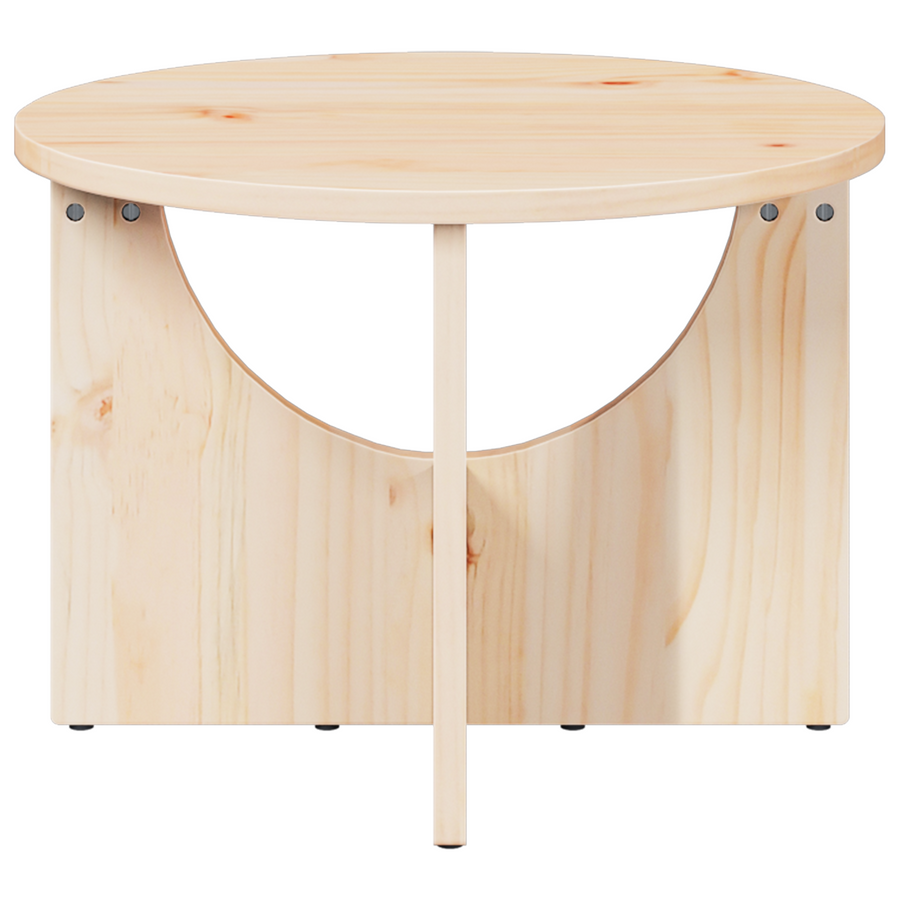 Salontafel Natuurlijk 50 x 50 x 35 cm Massief grenenhout