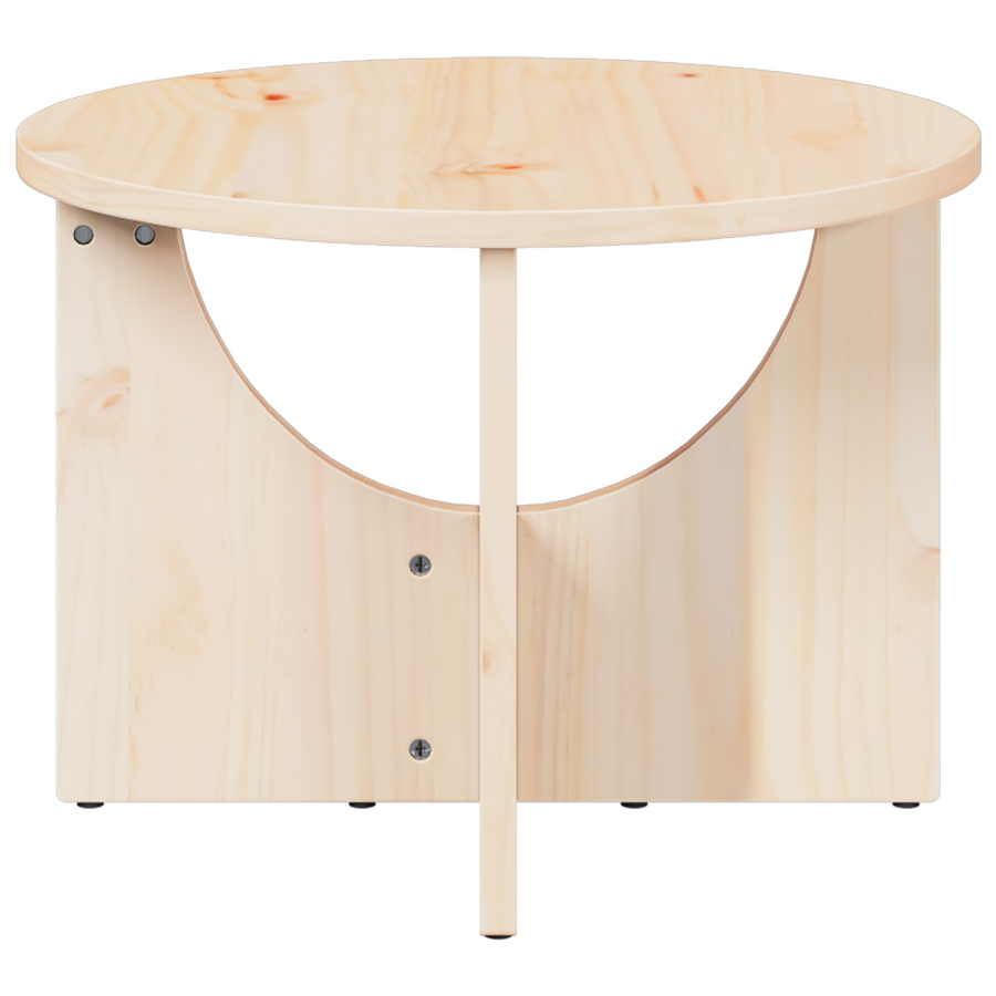 Salontafel Natuurlijk 50 x 50 x 35 cm Massief grenenhout
