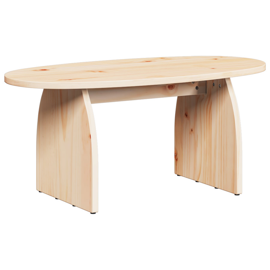 Salontafel Natuurlijk 80 x 40 x 35 cm Massief grenenhout