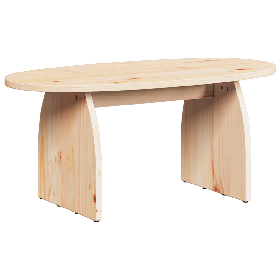 Salontafel Natuurlijk 80 x 40 x 35 cm Massief grenenhout