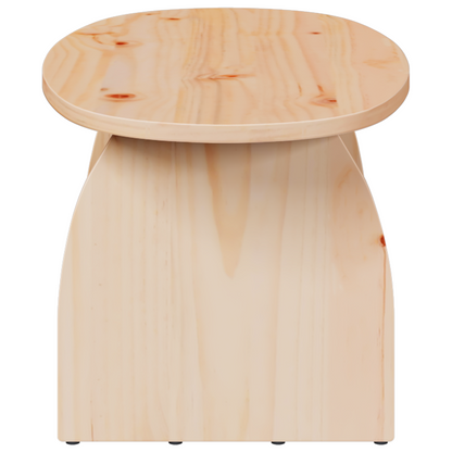 Salontafel Natuurlijk 80 x 40 x 35 cm Massief grenenhout