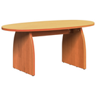 Salontafel 80x40x35 cm massief grenenhout wasbruin