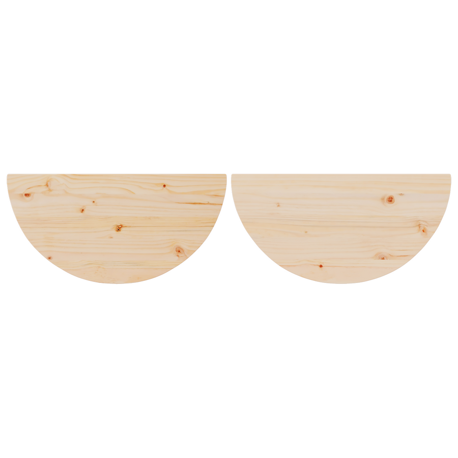 Salontafel 2 pcs Natuurlijk 79 x 39.5 x 40 cm
