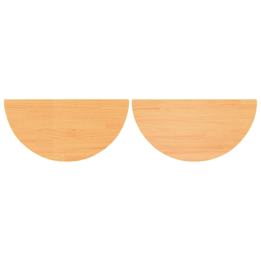 Salontafel 2 pcs Wasbruin 79 x 39.5 x 40 cm Massief grenenhout