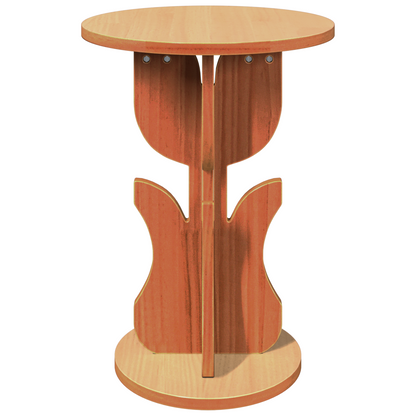 Bijzettafel Wasbruin 39.5 x 39.5 x 53.5 cm Massief grenenhout