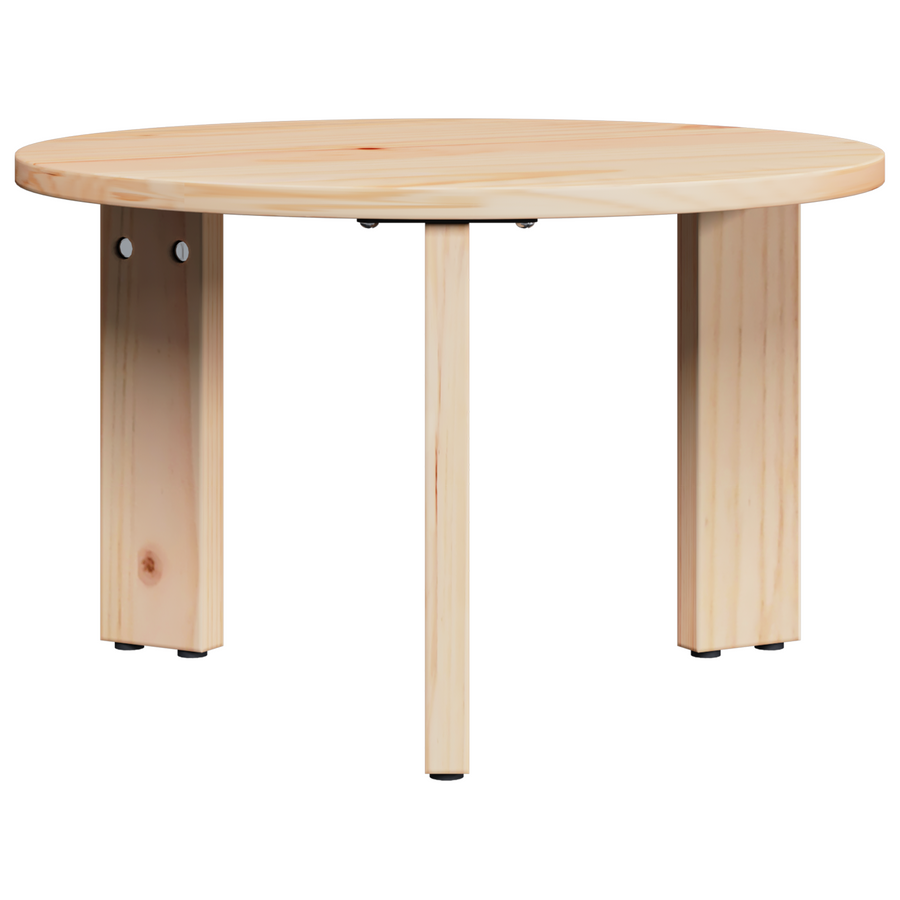 Salontafel 3 pcs Natuurlijk 47.5 x 47.5 x 27 cm
