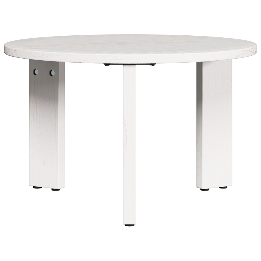 Koffietafel Set 3 pcs Wit 47.5 x 47.5 x 27 cm