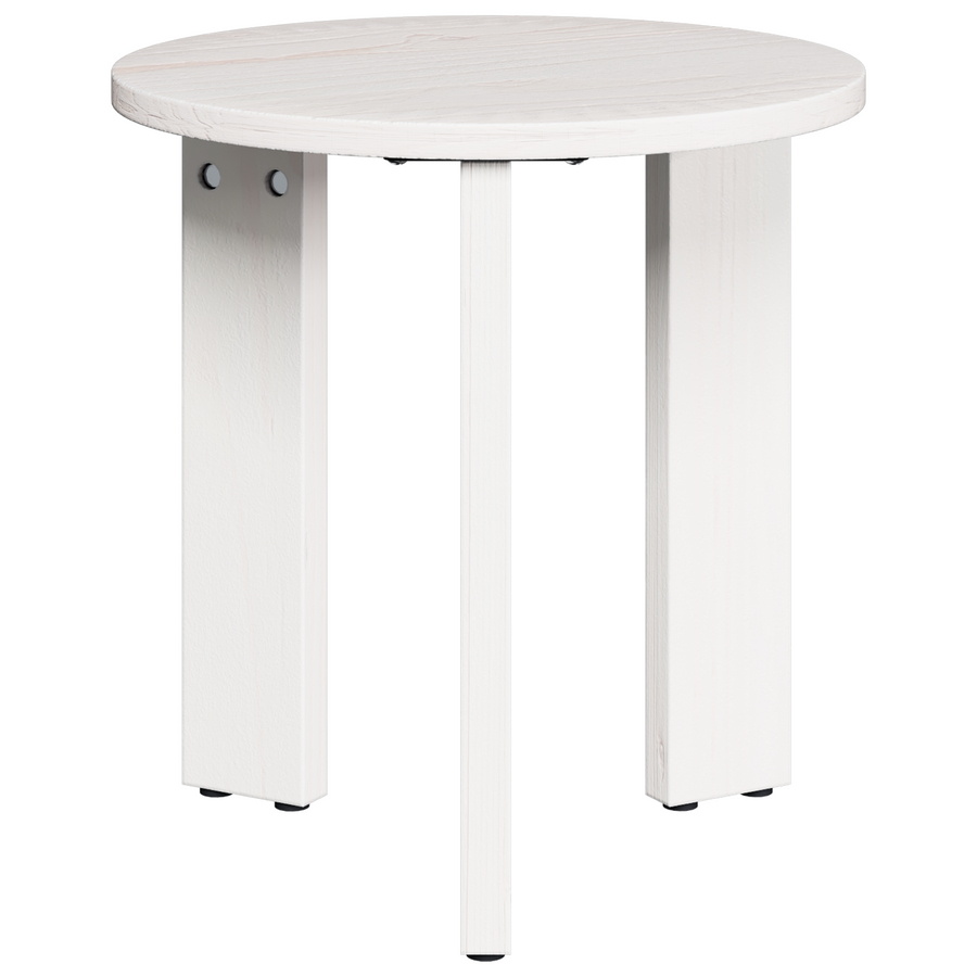Koffietafel Set 3 pcs Wit 47.5 x 47.5 x 27 cm