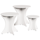 Coffee Table 3 pcs White