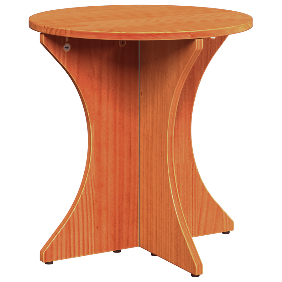 Koffietafel Set 3 pcs Wasbruin 46 x 46 x 47 cm