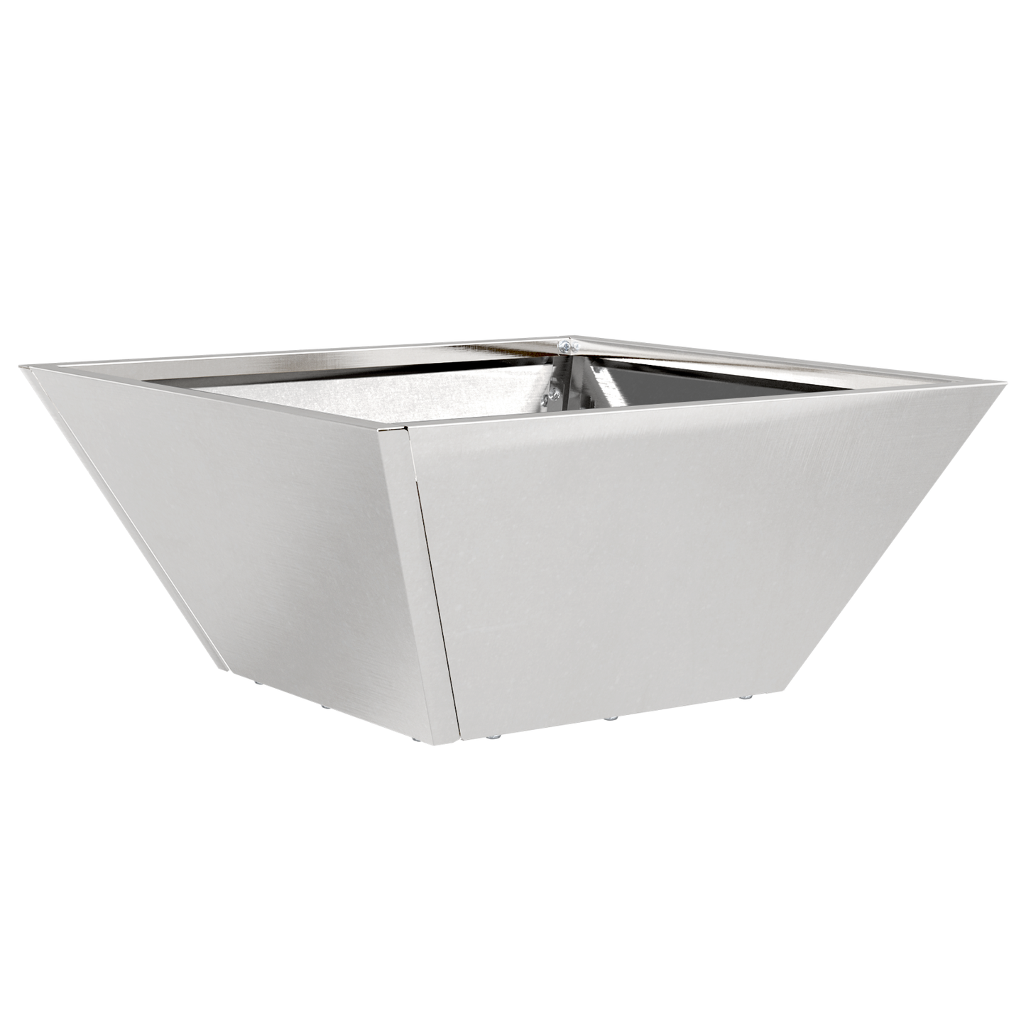 Tuin Kom Planten 5 stuks 35x35x15 cm RVS