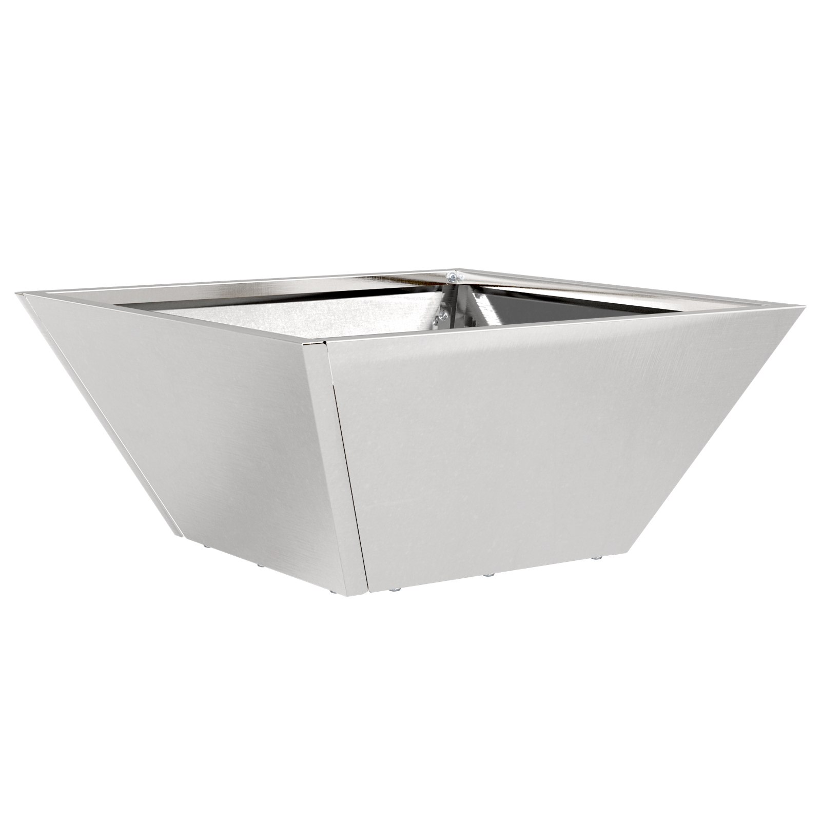 Tuin Kom Planten 5 stuks 35x35x15 cm RVS