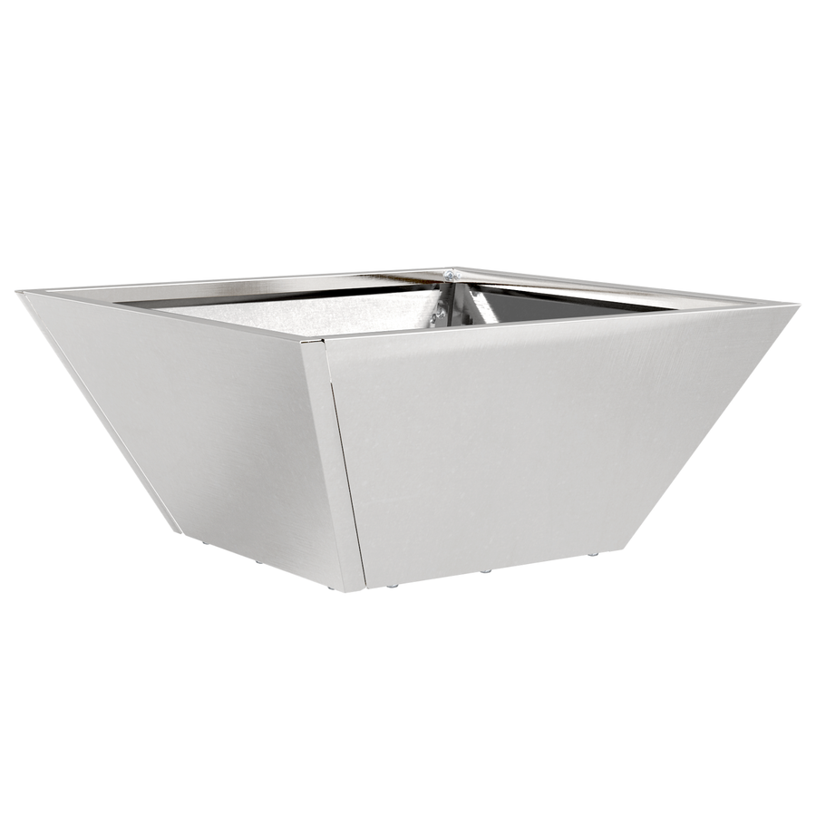 Tuin Kom Planten 5 stuks 35x35x15 cm RVS
