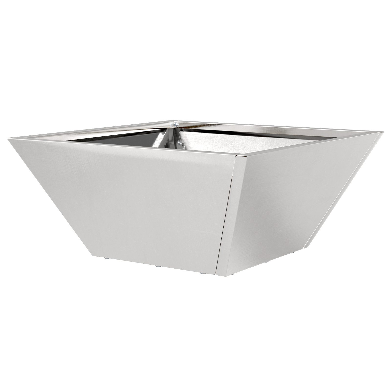 Tuin Kom Planten 5 stuks 35x35x15 cm RVS