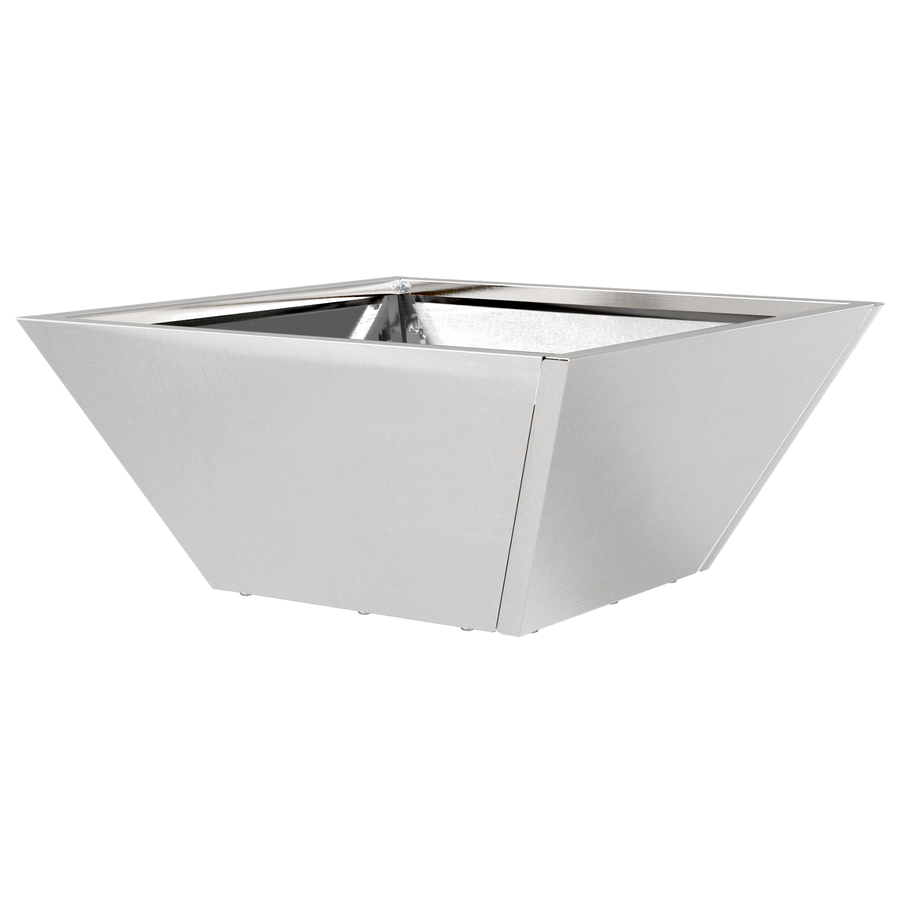 Tuin Kom Planten 5 stuks 35x35x15 cm RVS