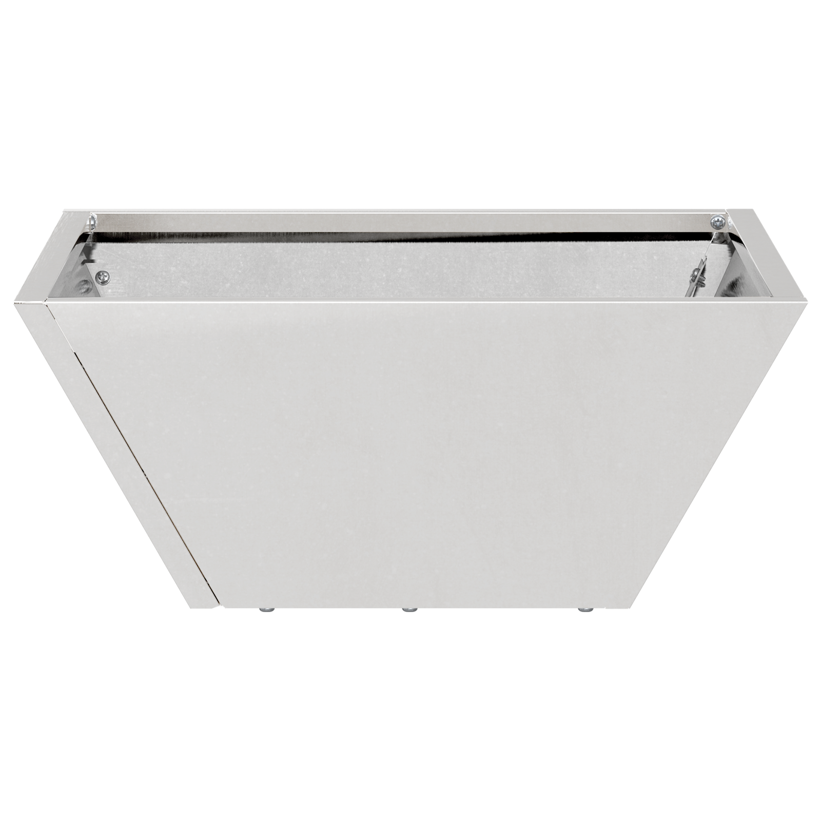 Tuin Kom Planten 5 stuks 35x35x15 cm RVS