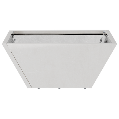 Tuin Kom Planten 5 stuks 35x35x15 cm RVS