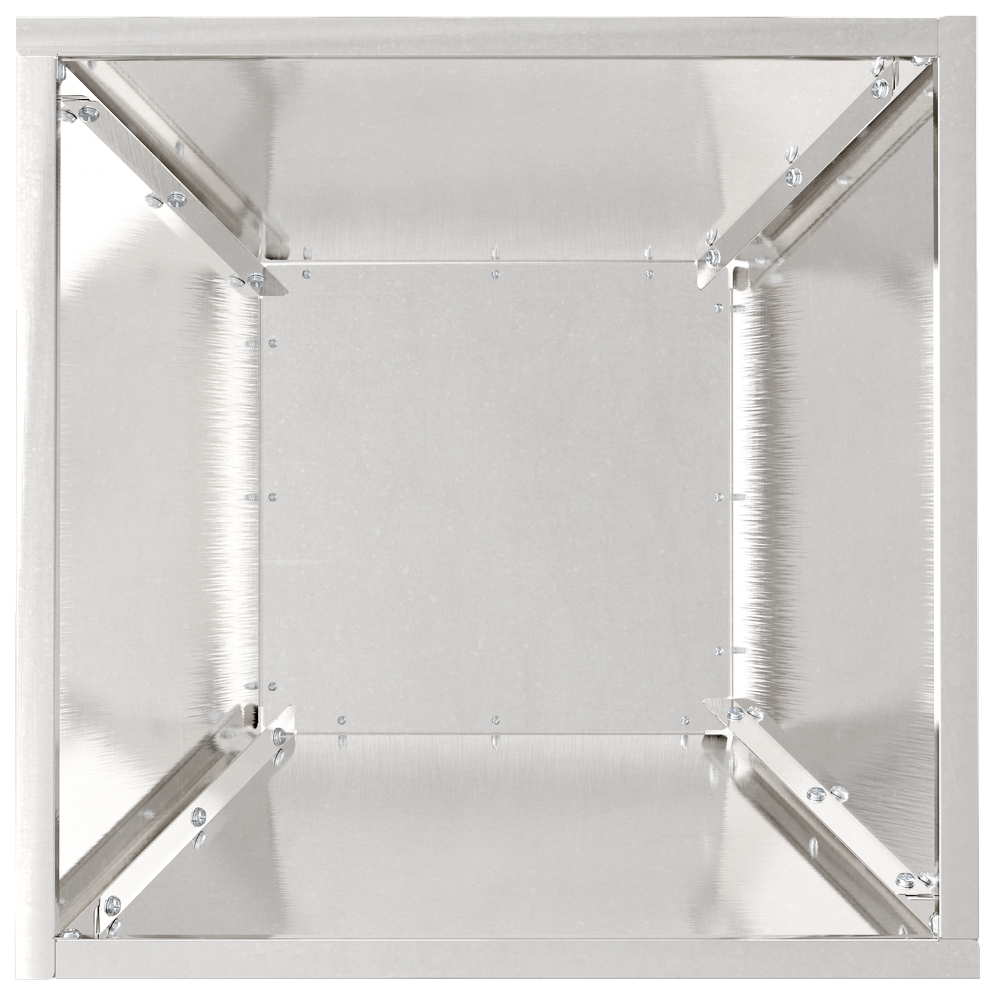 Tuin Kom Planten 5 stuks 35x35x15 cm RVS