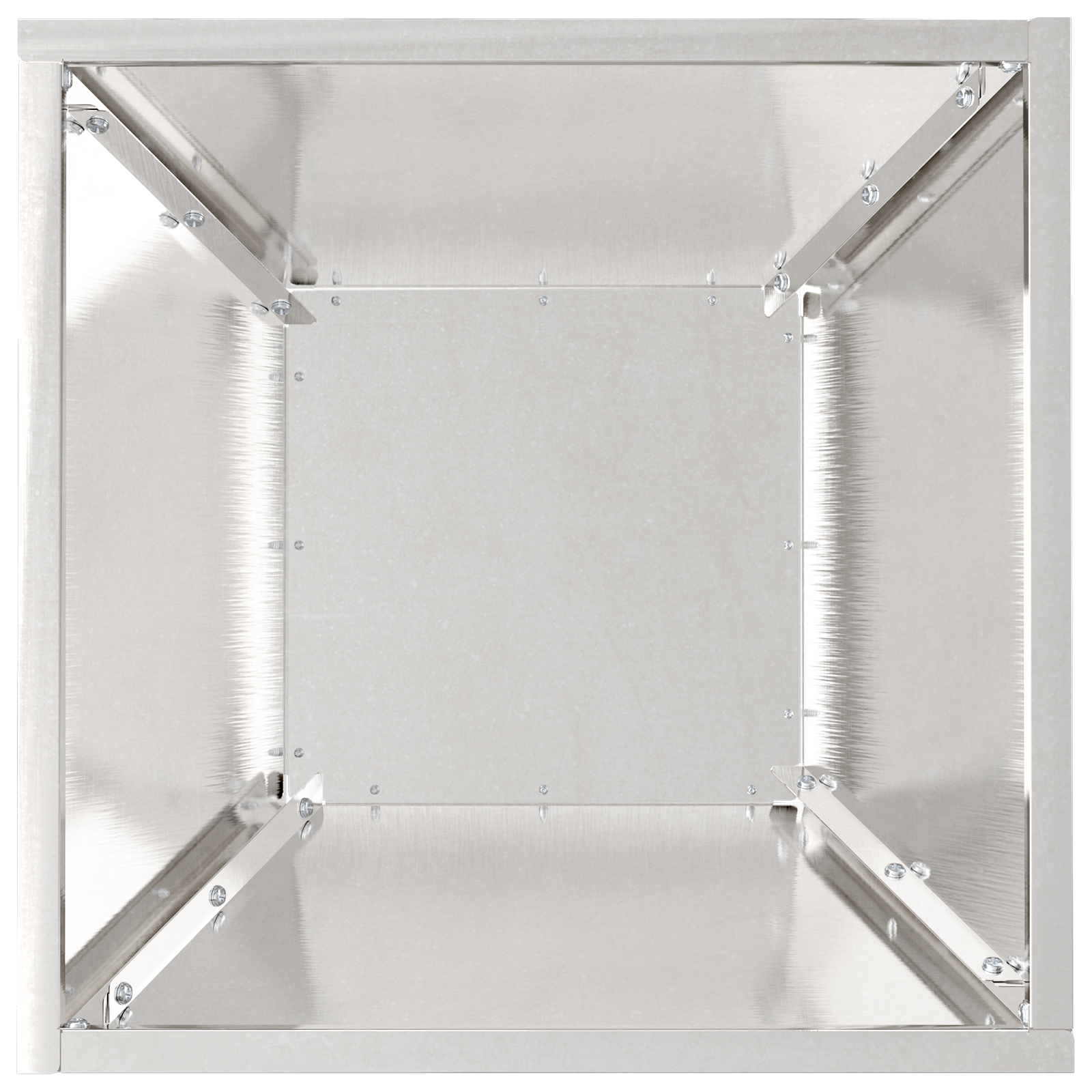 Tuin Kom Planten 5 stuks 35x35x15 cm RVS