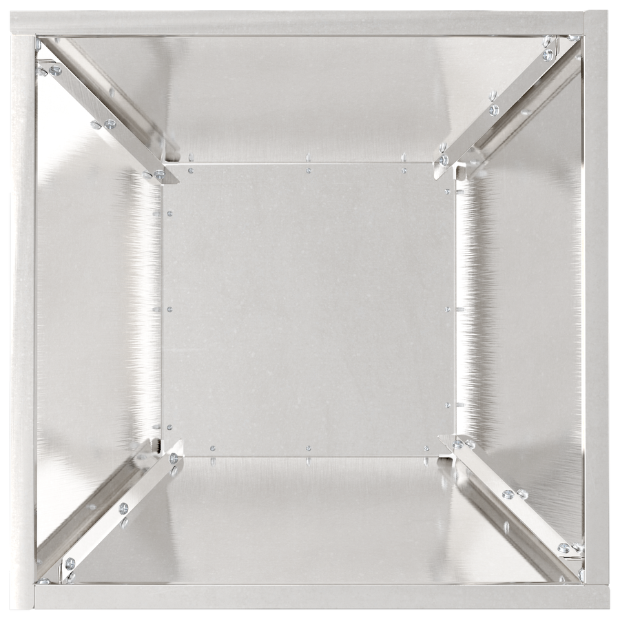 Tuin Kom Planten 5 stuks 35x35x15 cm RVS